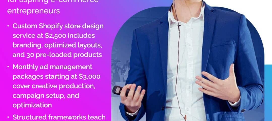 E-commerce coaching and Shopify services