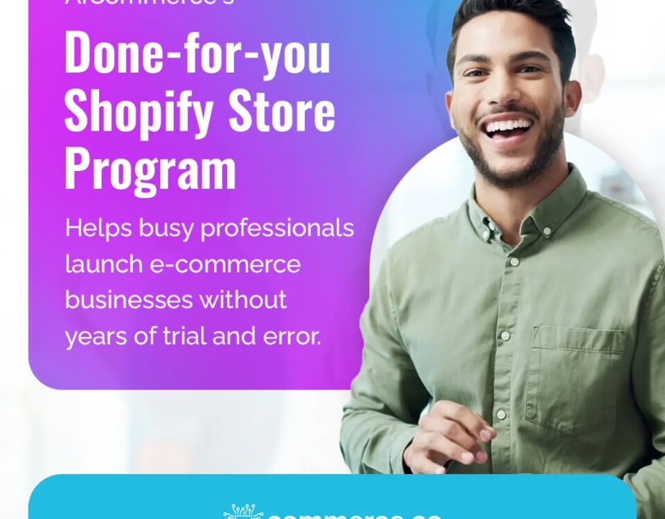 E-commerce program for busy professionals.